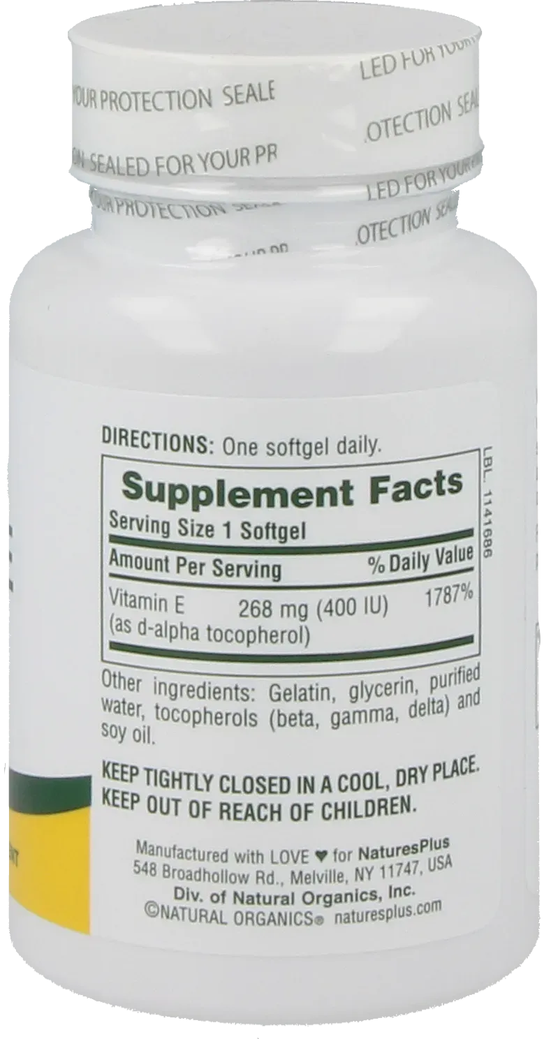 Vitamin E Mixed Tocopherol - 60 softgels