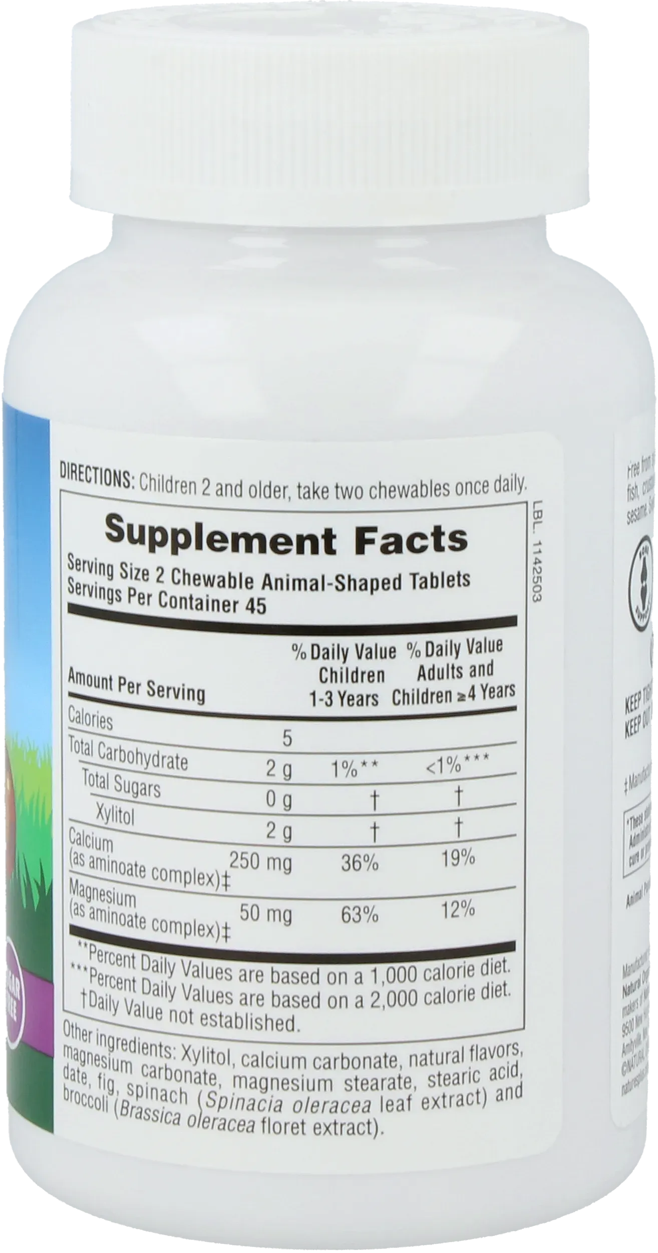 Animal Parade® Sugar-Free Calcium - 90 Tablets