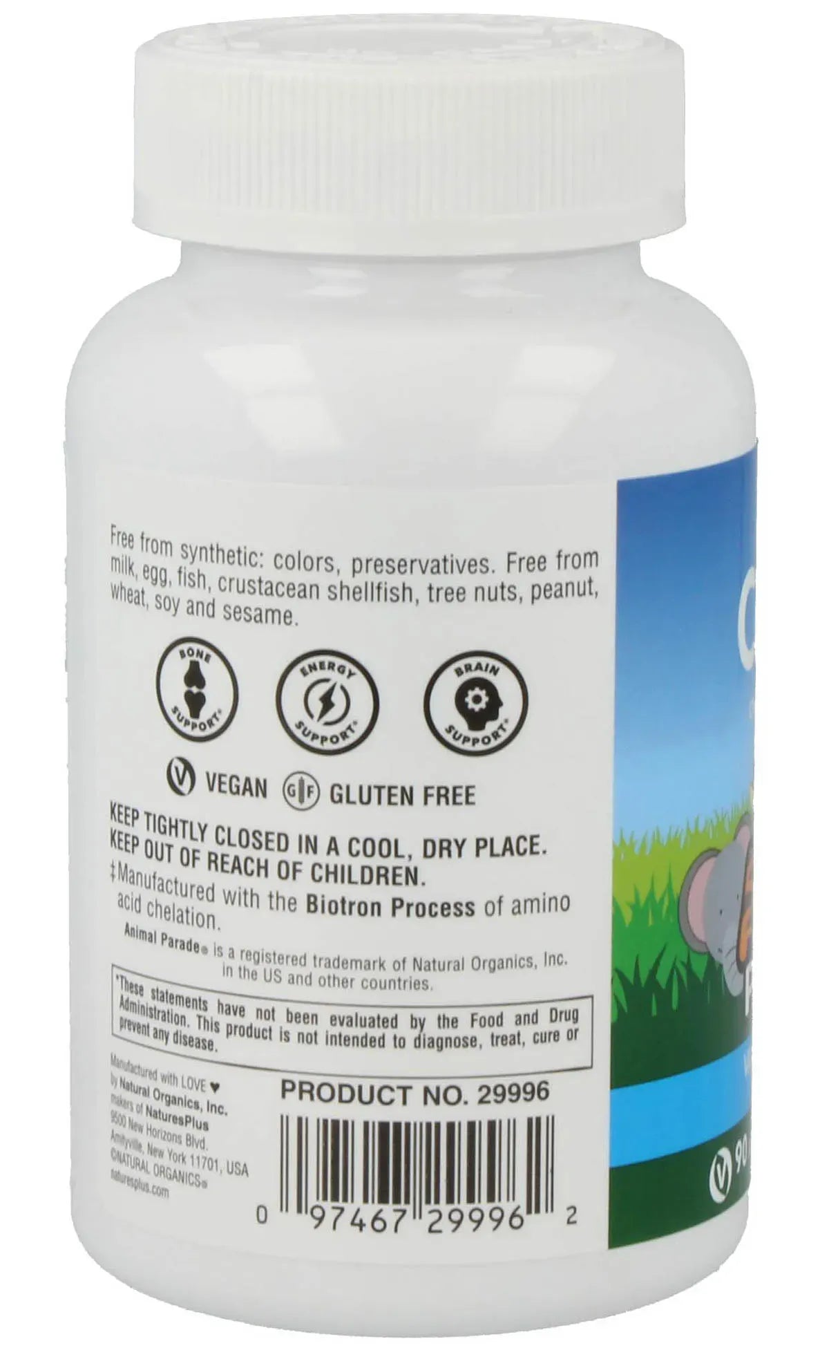 Animal Parade® Calcium, 125 mg - 90 Chewables