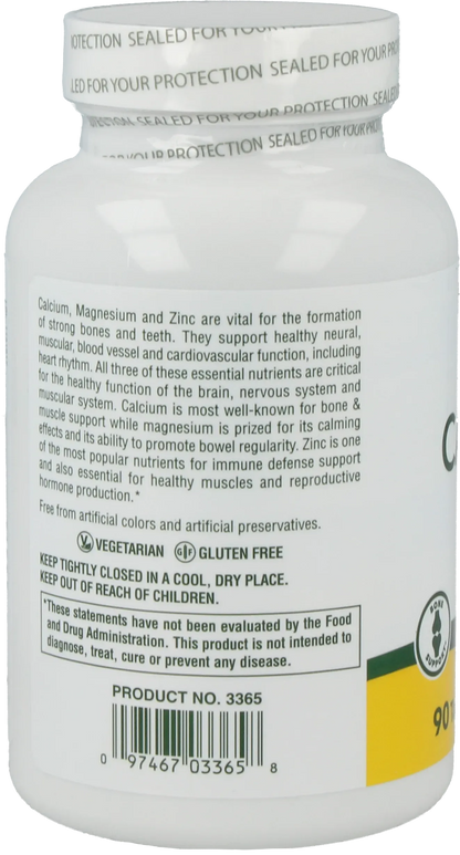 Cal/Mag/Zinc - 180 Tablets