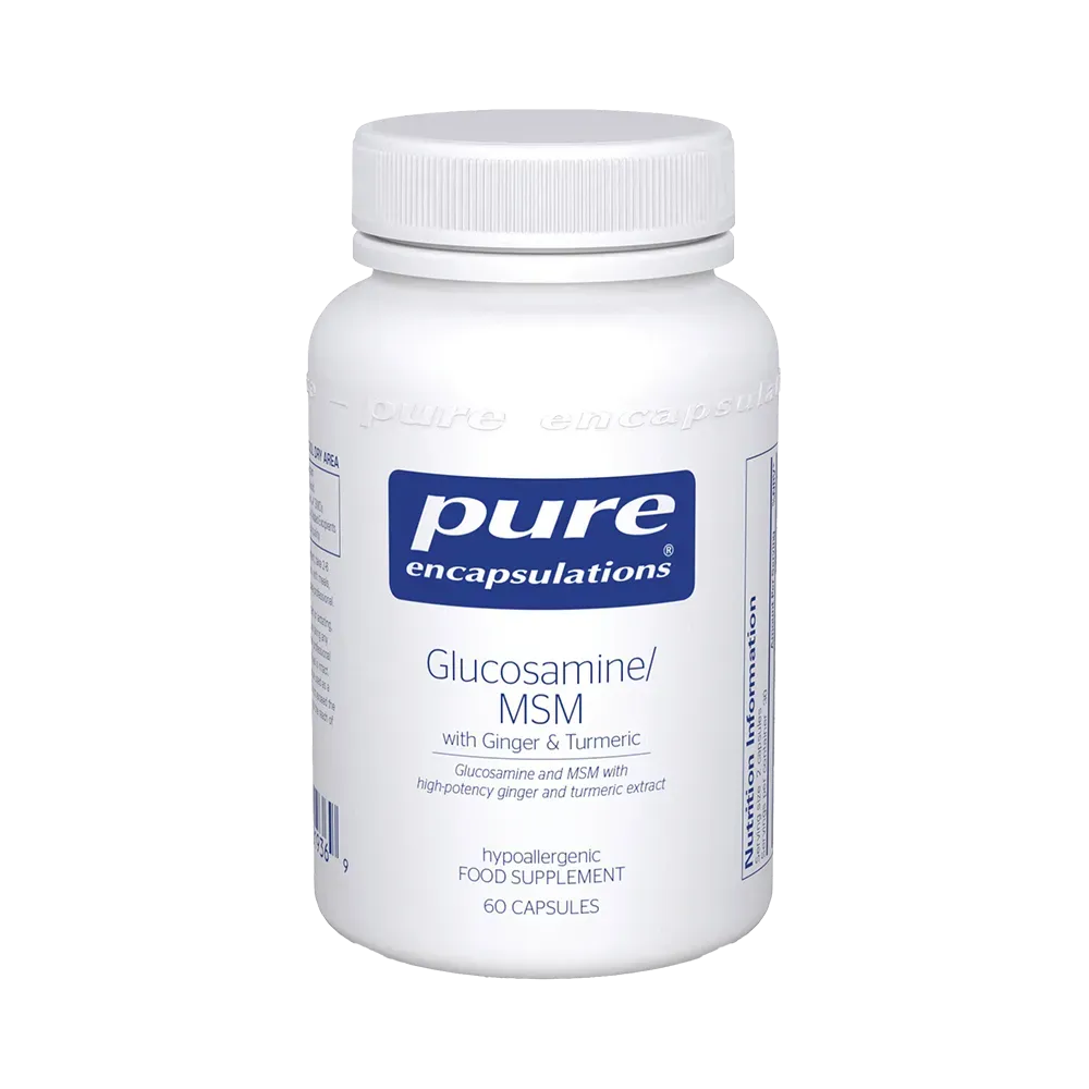 Glucosamine/ MSM with Ginger & Turmeric - 60 capsules