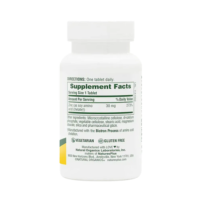 Zinc 30 mg - 90 tablets