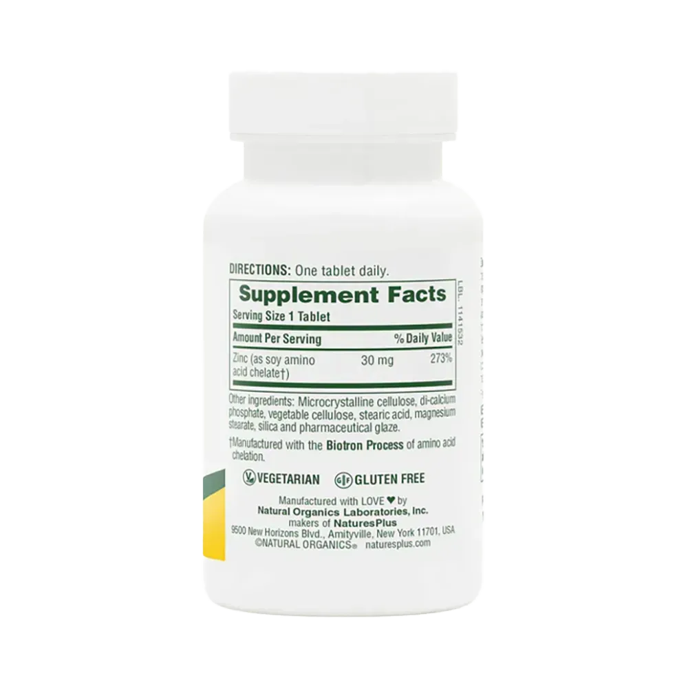 Zinc 30 mg - 90 tablets