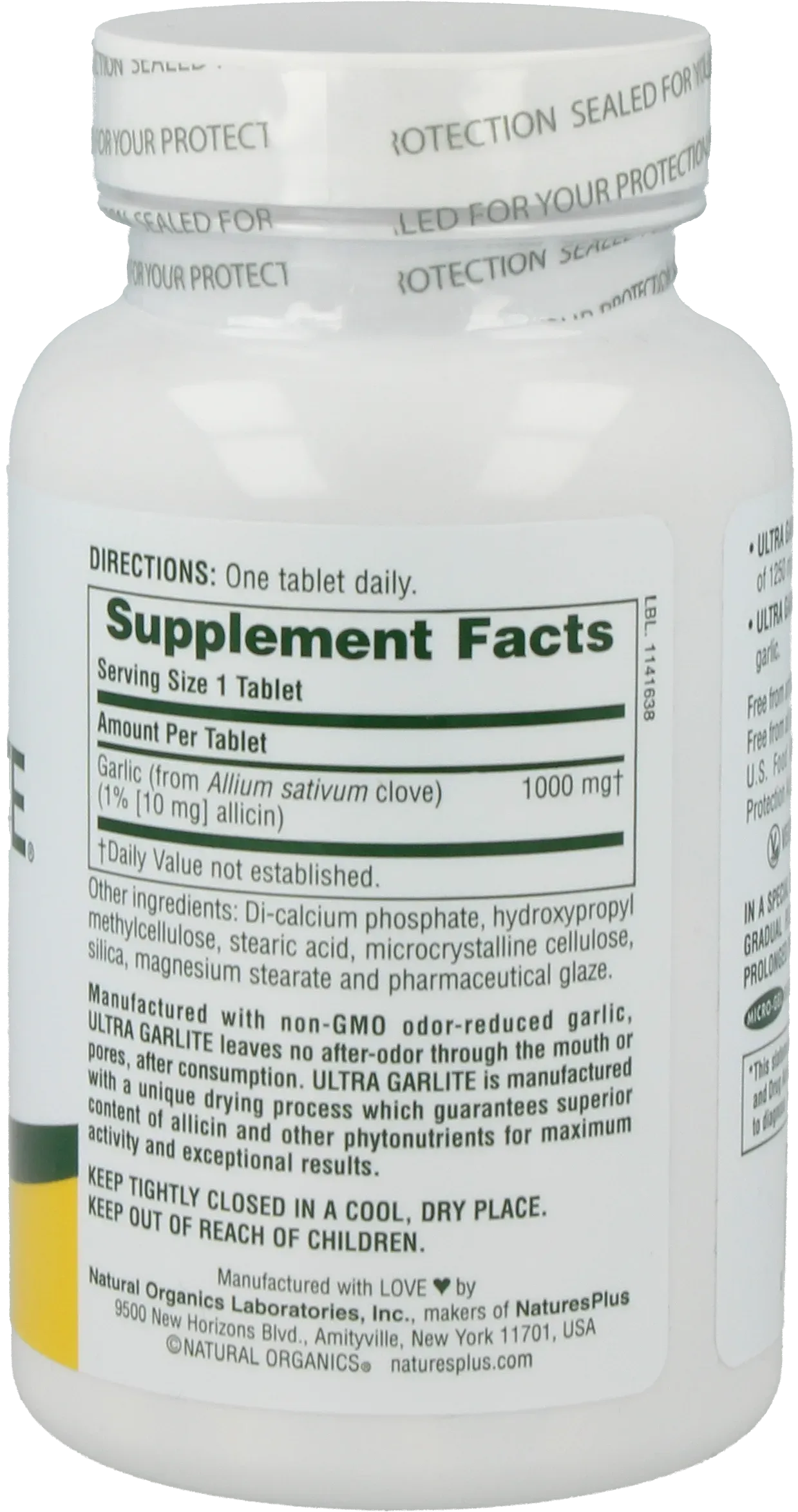 Ultra Garlite® 1000 mg - 90 Tablets