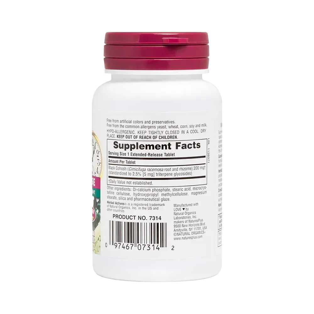 Herbal Actives Black Cohosh - 30 tablets