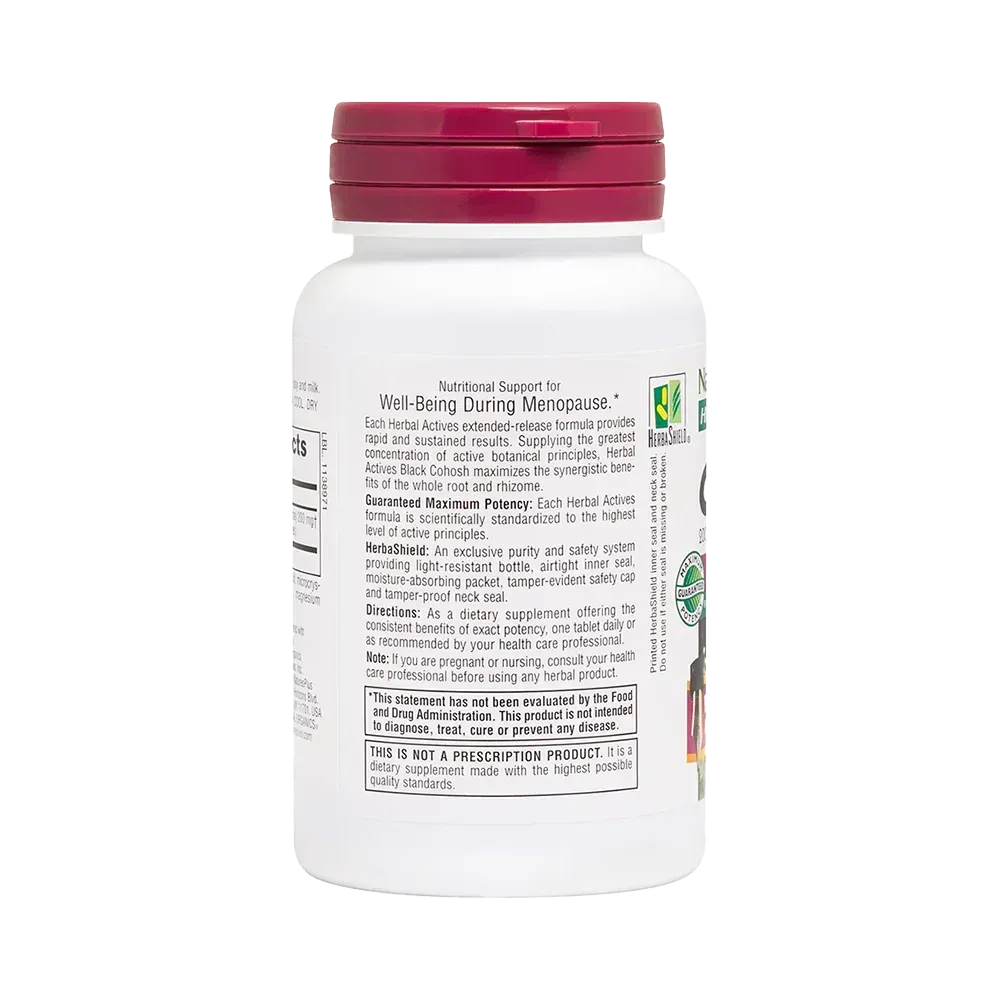 Herbal Actives Black Cohosh - 30 tablets