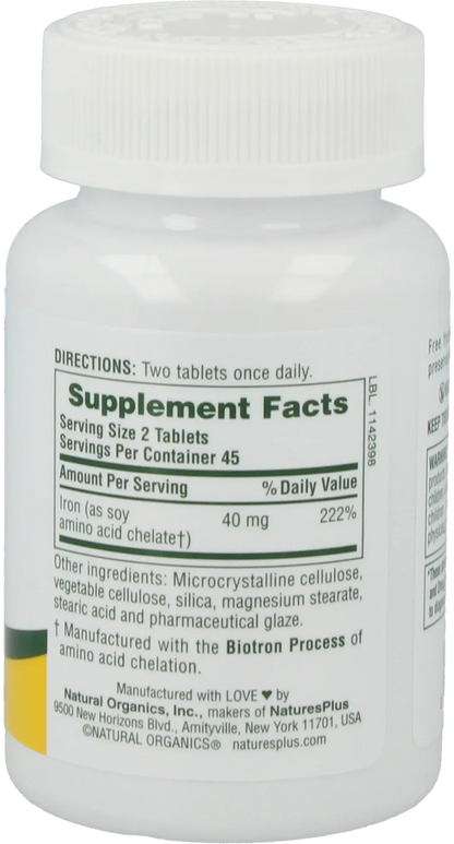 Iron - 90 tablets