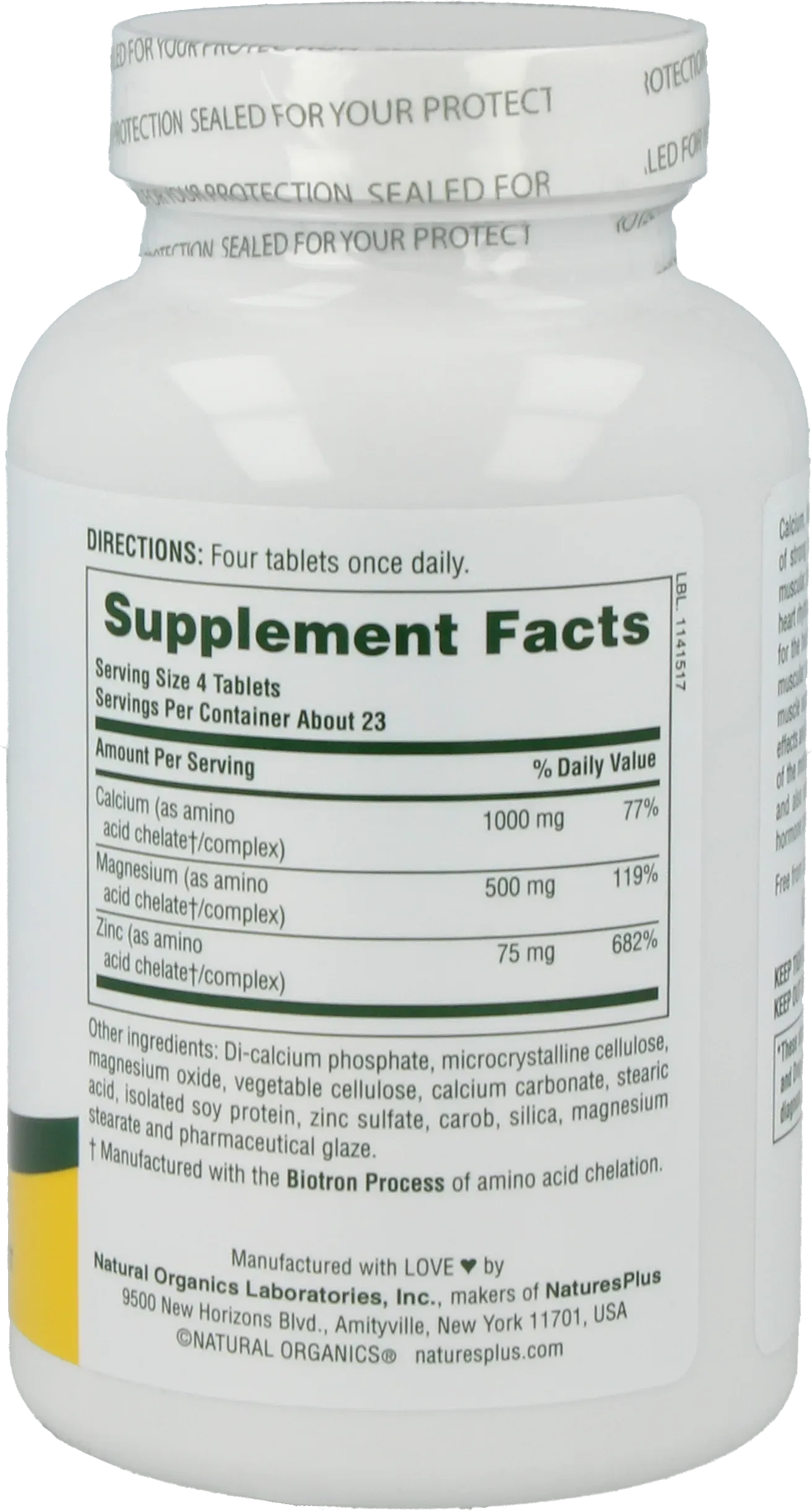 Cal/Mag/Zinc - 90 Tablets