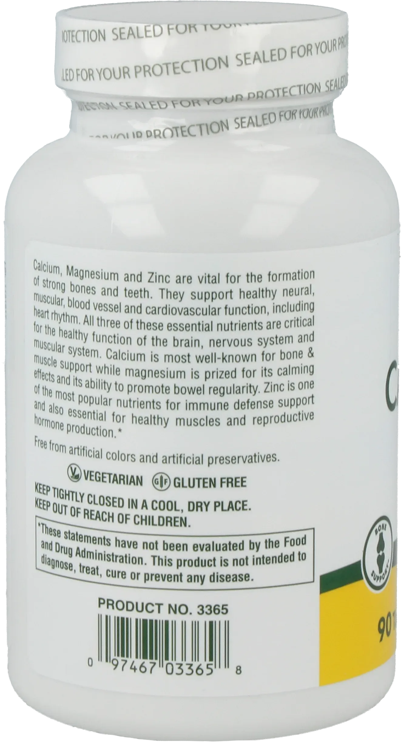 Cal/Mag/Zinc - 90 Tablets