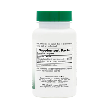 Herbal Actives Ashwagandha - 60 capsules