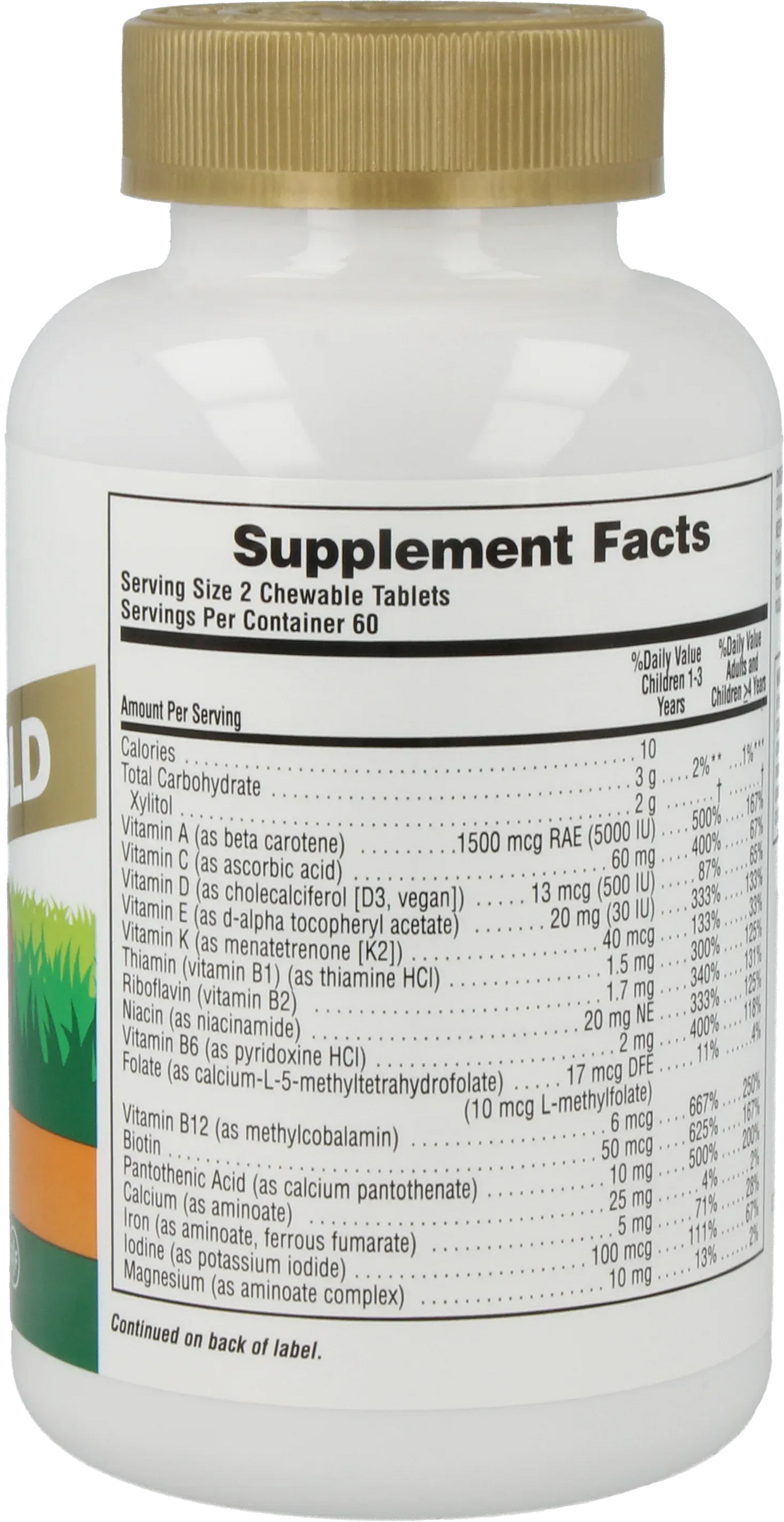 Animal Parade® GOLD Multivitamin orange - 120 lozenges