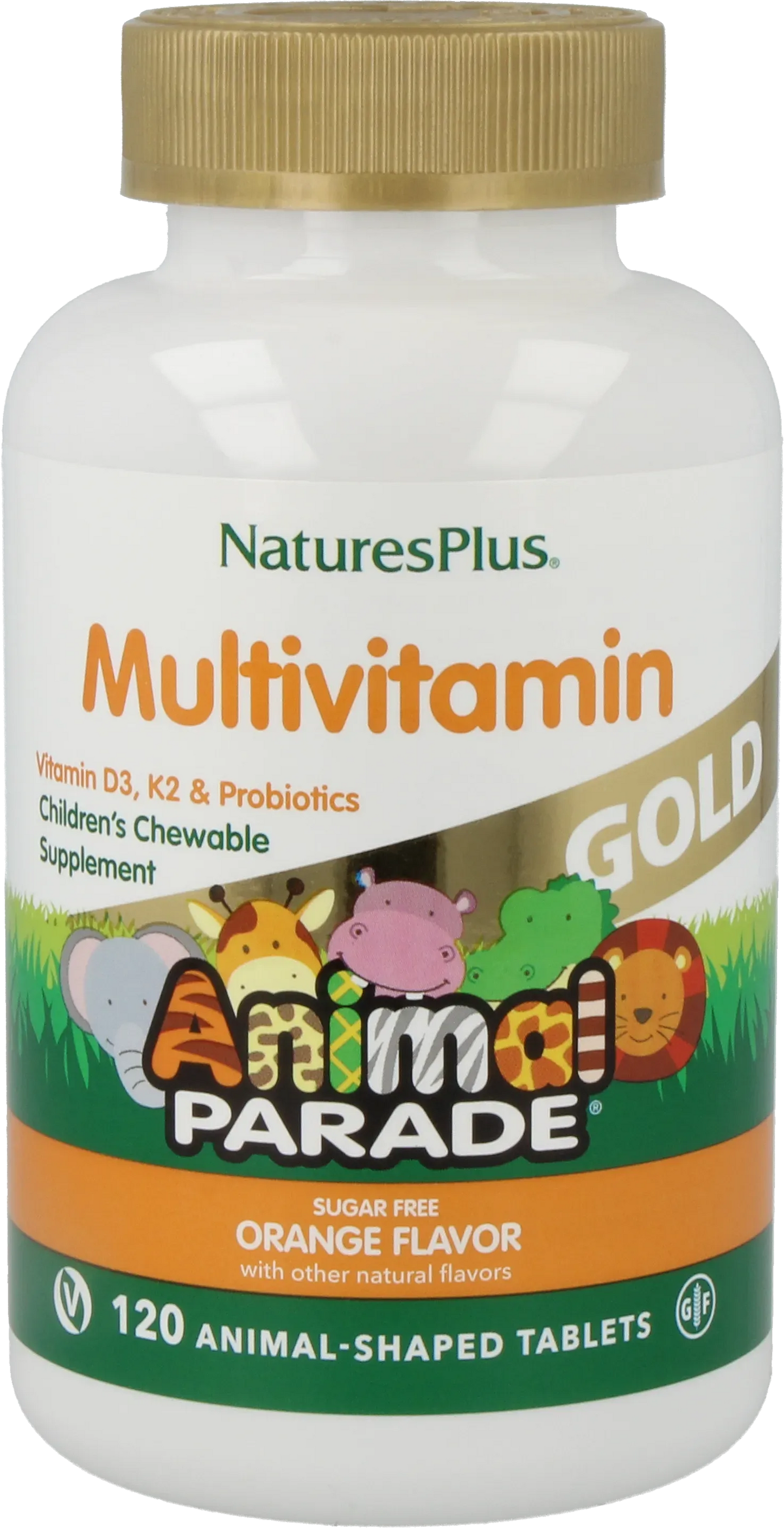 Animal Parade® GOLD Multivitamin orange - 120 lozenges