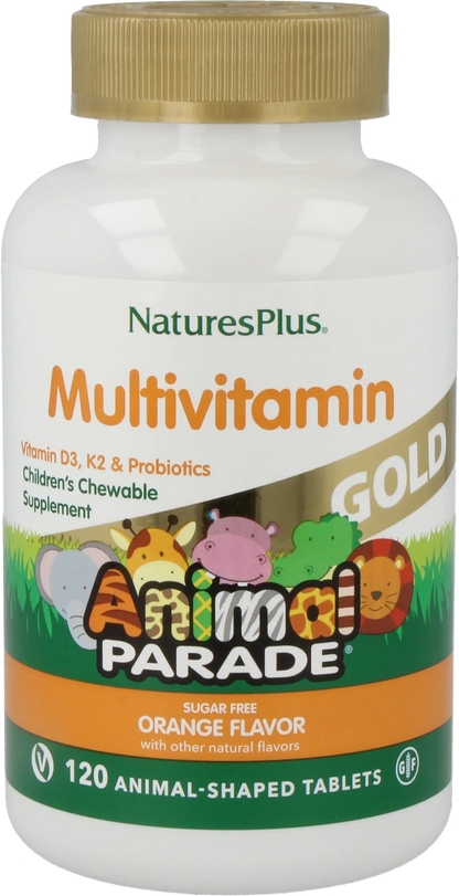 Animal Parade® GOLD Multivitamin orange - 120 lozenges
