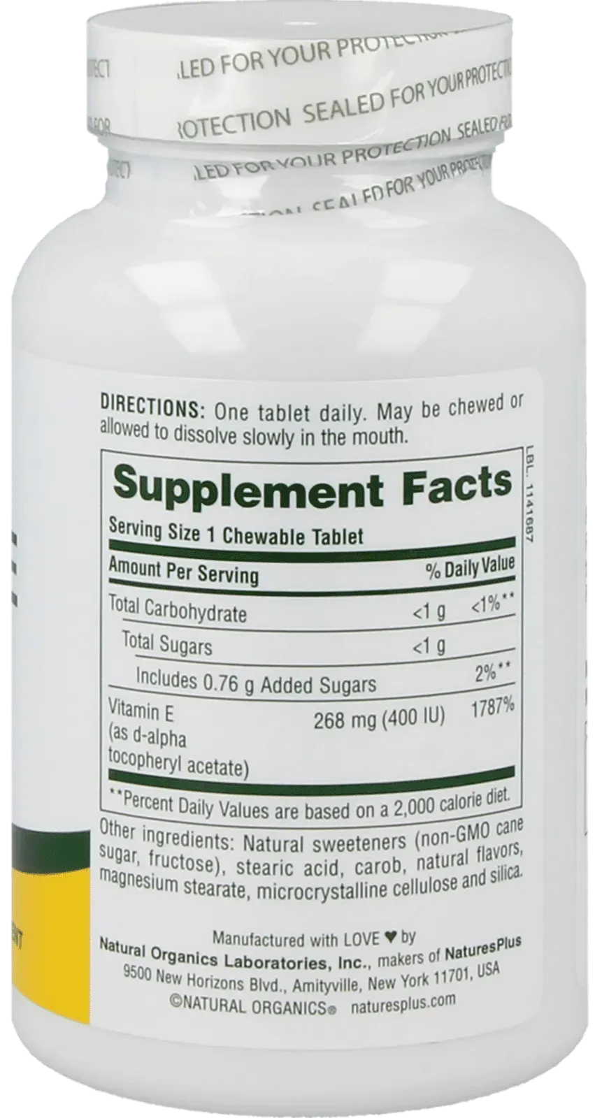 Vitamin E 400 IE - 90 Lozenges