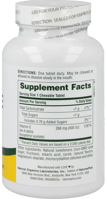 Vitamin E 400 IE - 90 Lozenges