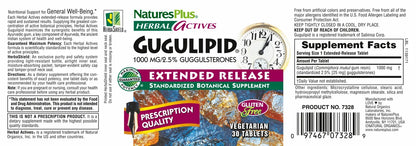 Gugulipid® 1000 mg - 30 Tablets