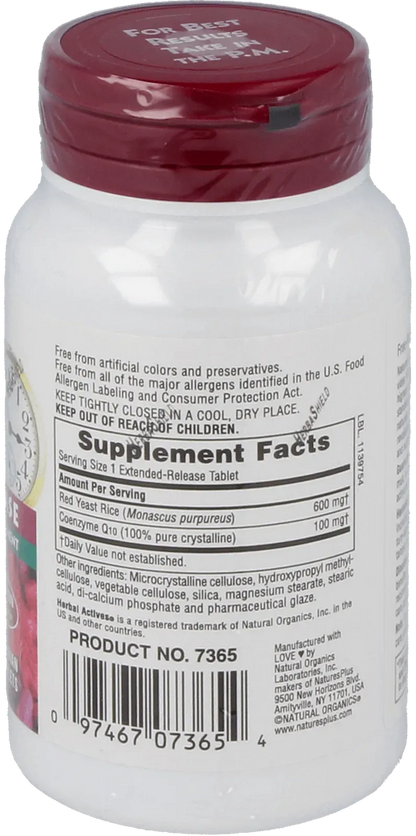 Red Yeast Rice & CoQ10 - 30 Tablets