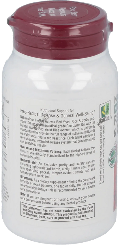 Red Yeast Rice & CoQ10 - 30 Tablets