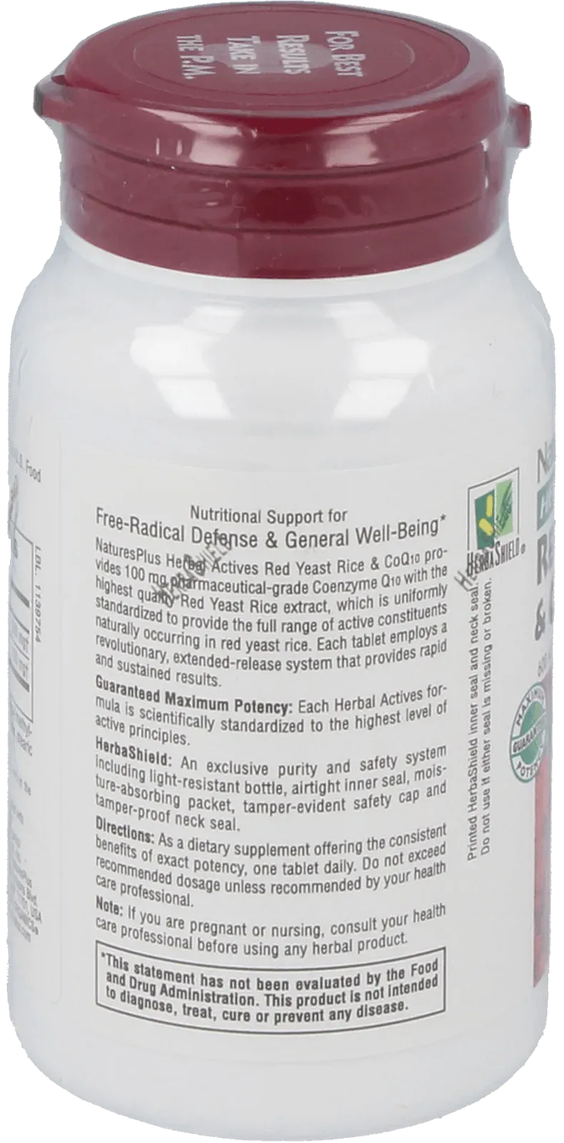 Red Yeast Rice & CoQ10 - 30 Tablets