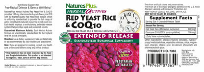 Red Yeast Rice & CoQ10 - 30 Tablets