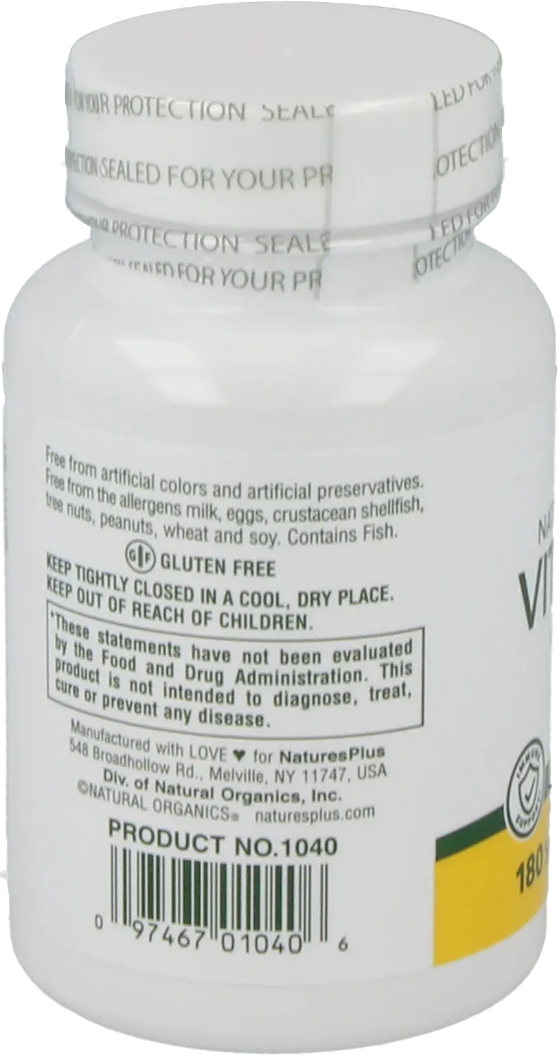 Vitamin D3 400 IU  tablets - 180 Softgels