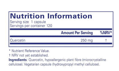 Quercetin - 120 capsules