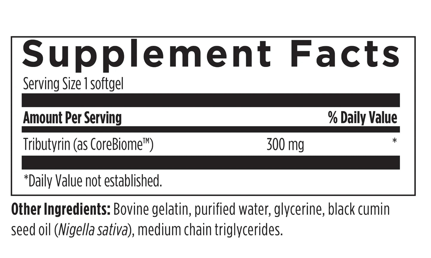 Tri-Butyrin Supreme™ - 60 softgels