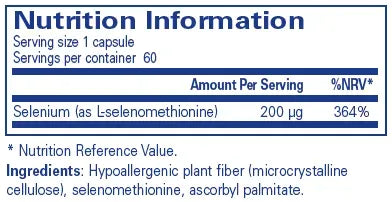 Selenium - 60 capsules