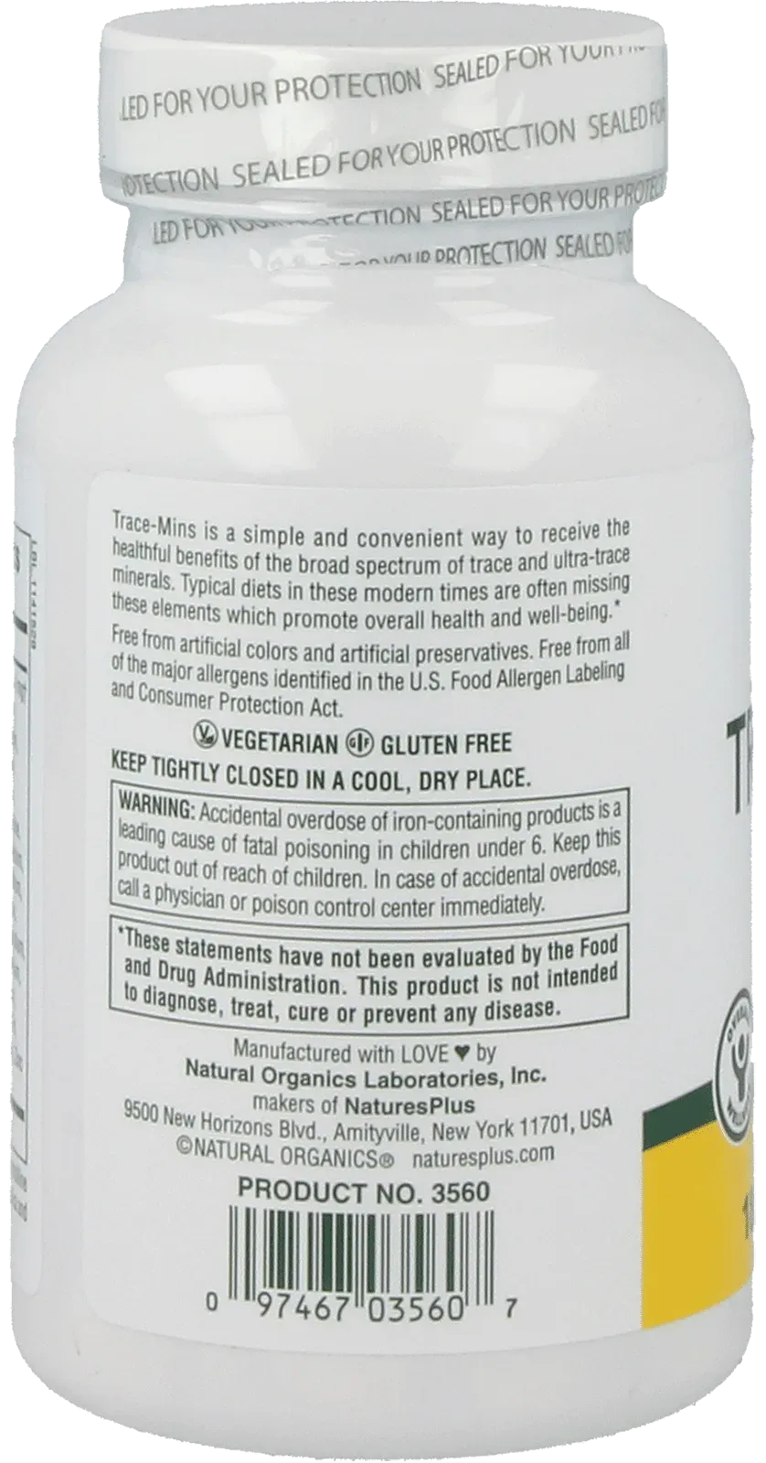 Trace-Mins® - 180 tablets