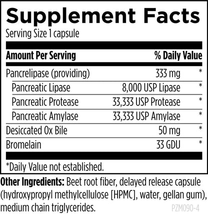 Pancreatic Enzyme Complex™ - 90 capsules
