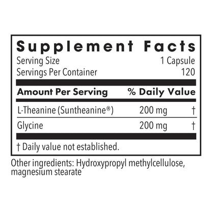 L-Theanine 200mg - 120 capsules