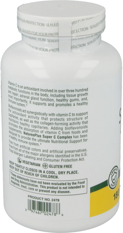 Super C Complex 1000 mg - 180 Tablets