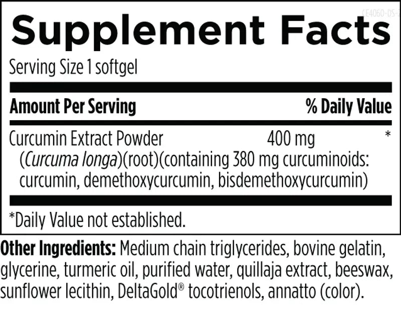 Designs for Sport Curcumin Complex - 60 softgels