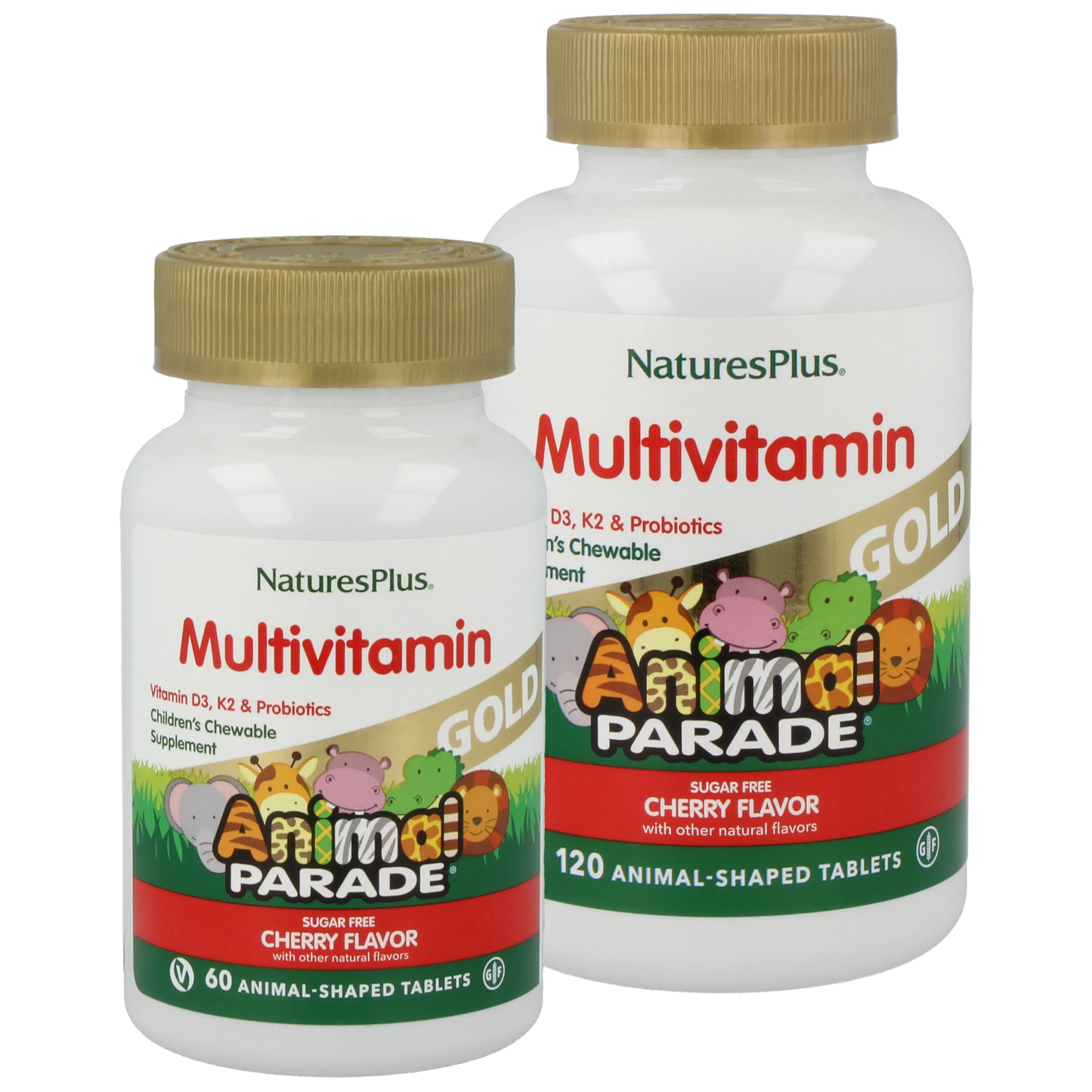 Animal Parade® GOLD Multivitamin Cherry - 60 Lozenges