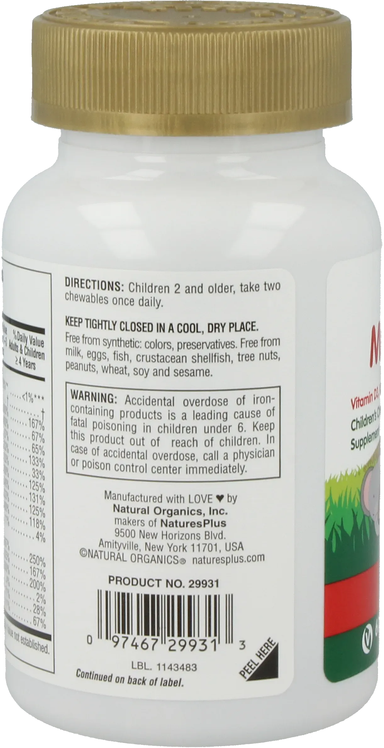 Animal Parade® GOLD Multivitamin Cherry - 60 Lozenges