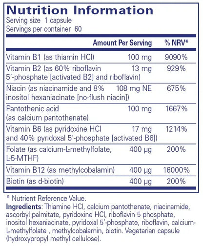 B-Complex Plus - 60 capsules