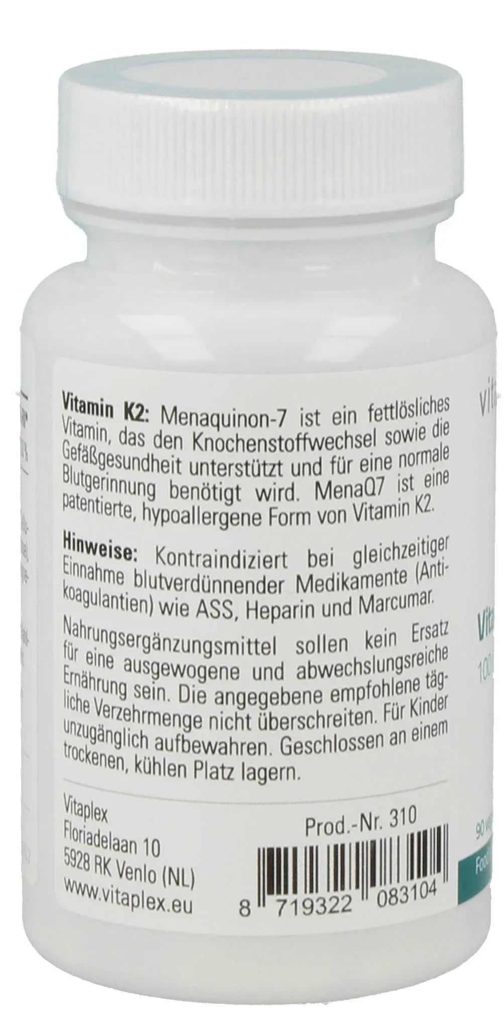 Vitamin K2 - 90 capsules