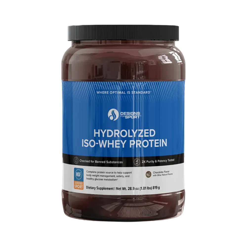 Designs for Sport Hydrolyzed ISO-Whey Protein Chocolate - 819 g powder