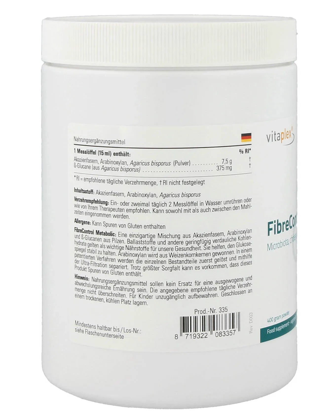FibreControl Metabolic - 400 gr
