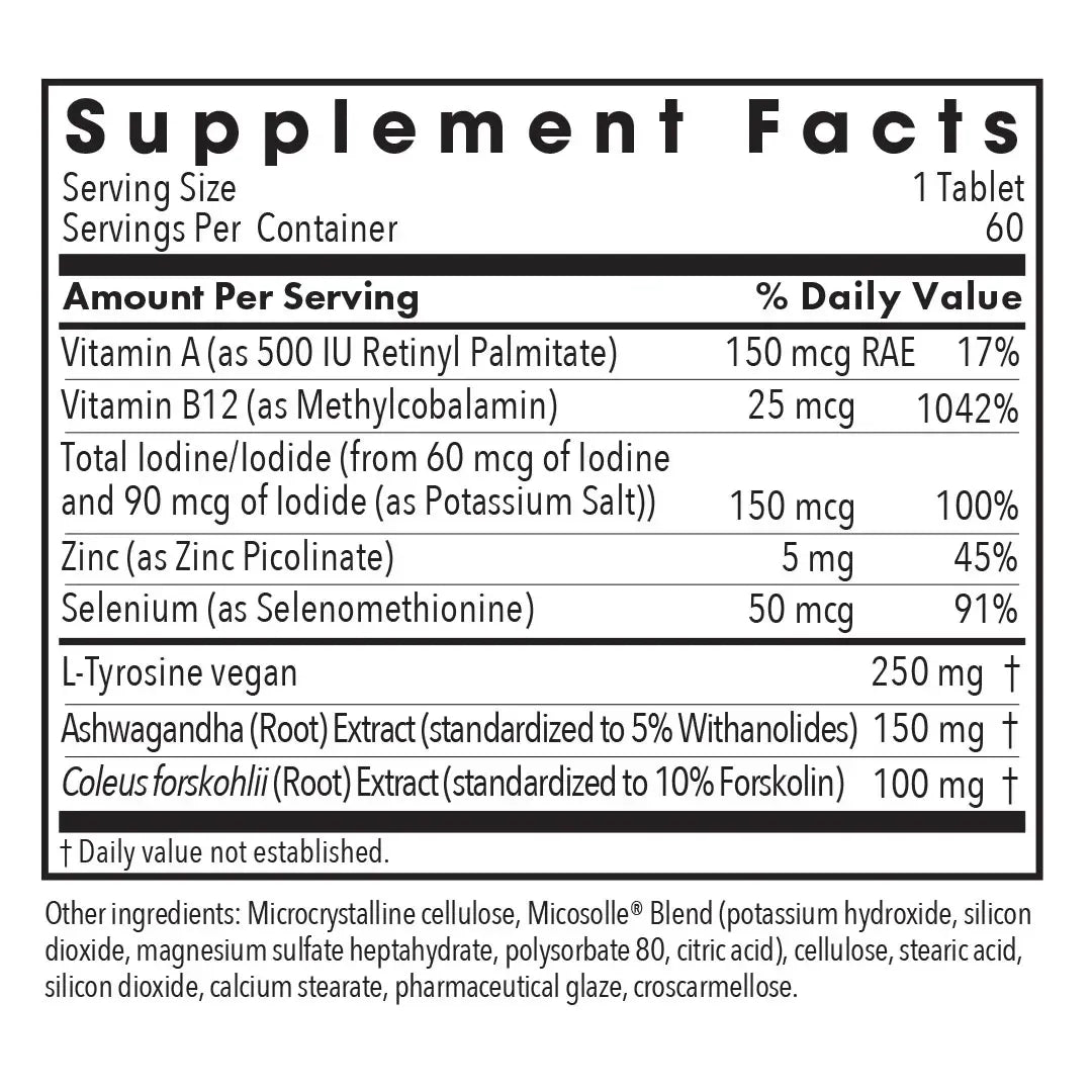 Thyroid Nutrition - 60 tablets