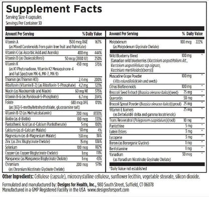 Designs for Sport Multi + Phyto - 120 capsules