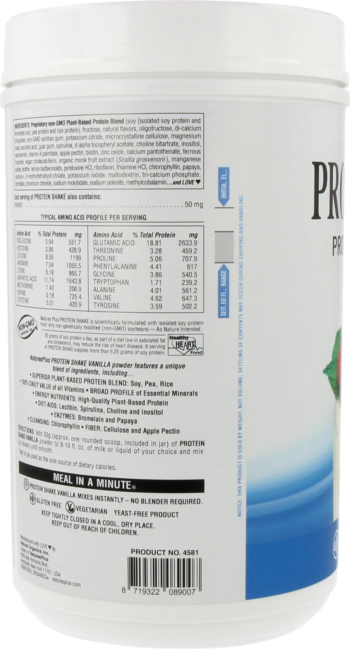 Protein Shake Vanilla - 960 g powder
