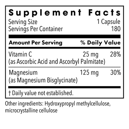 Magnesium Glycinate - 180 capsules