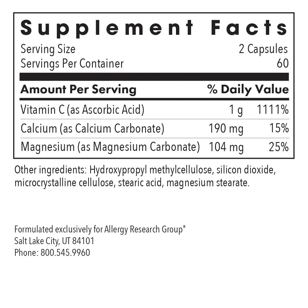 Buffered Vitamin C - 120 capsules