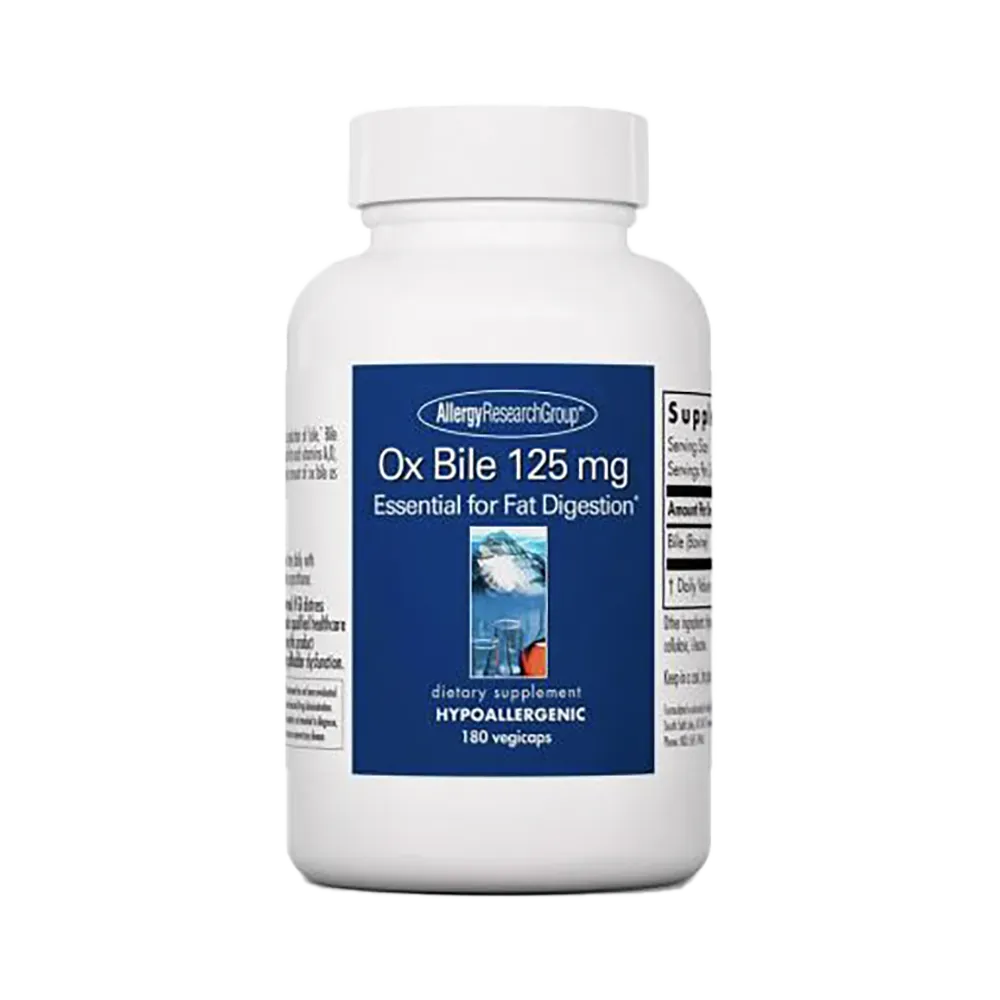 Ox Bile 125 mg - 180 capsules