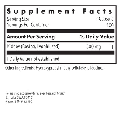 Kidney Beef - 100 capsules