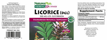 Licorice  500 mg - 60 Capsules