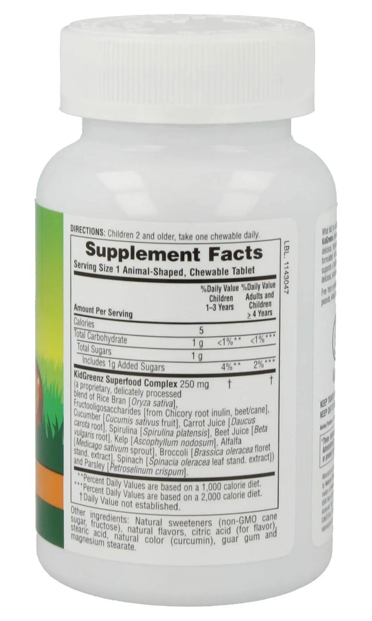 Animal Parade® KidGreenz - 90 chewables