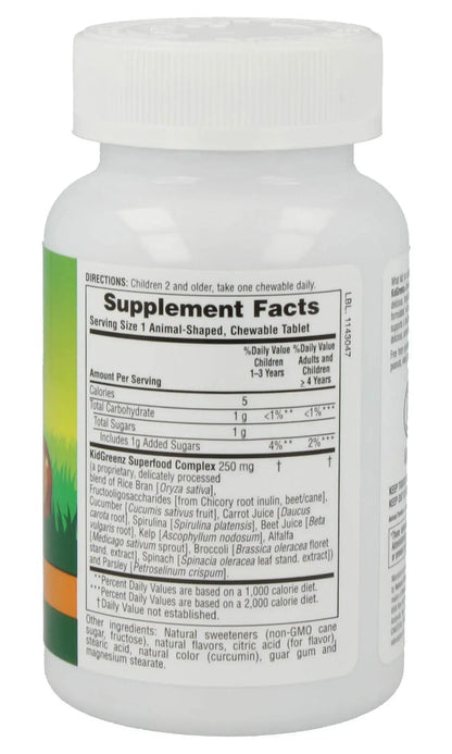Animal Parade® KidGreenz - 90 chewables