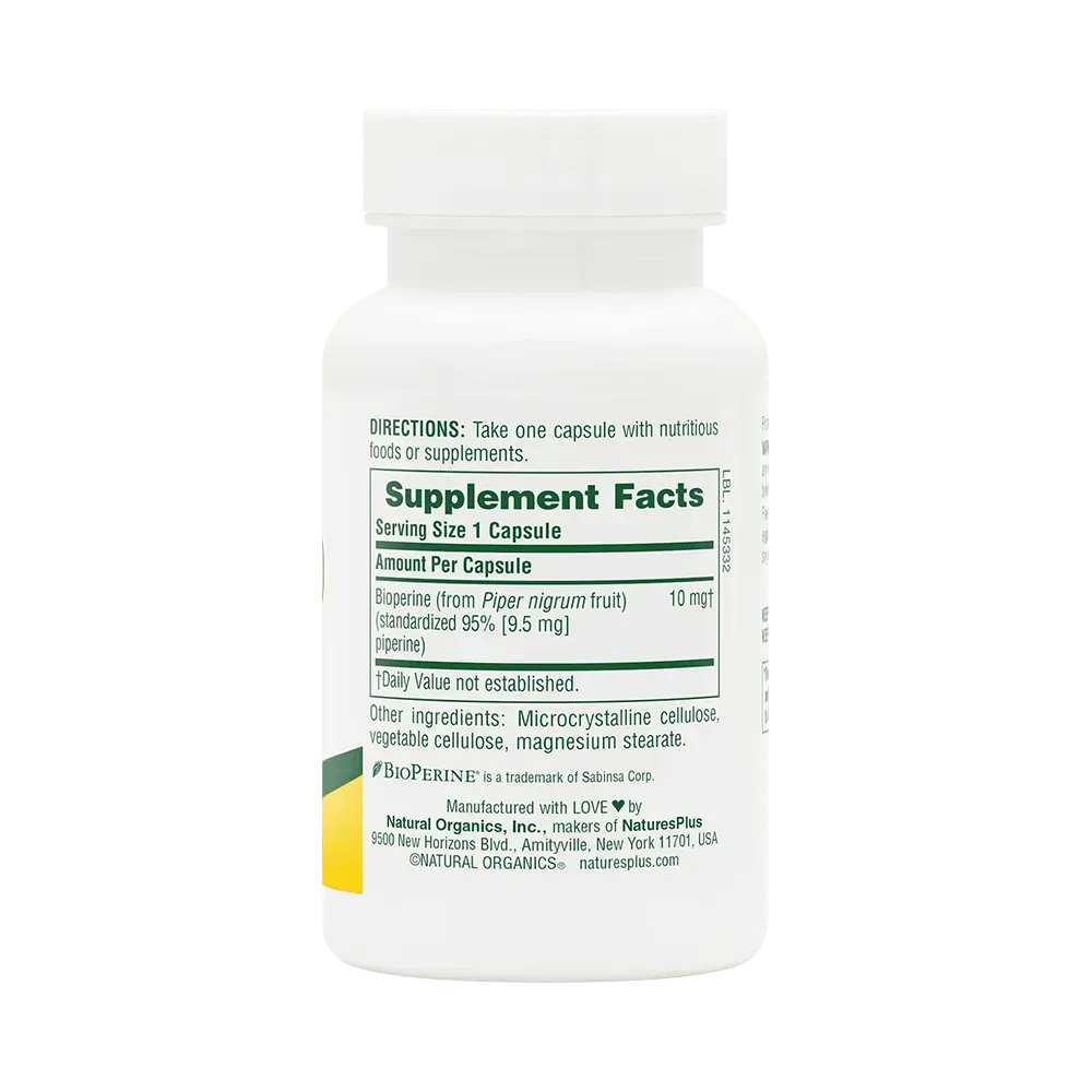 Bioperine® 10 mg - 90 Capsules